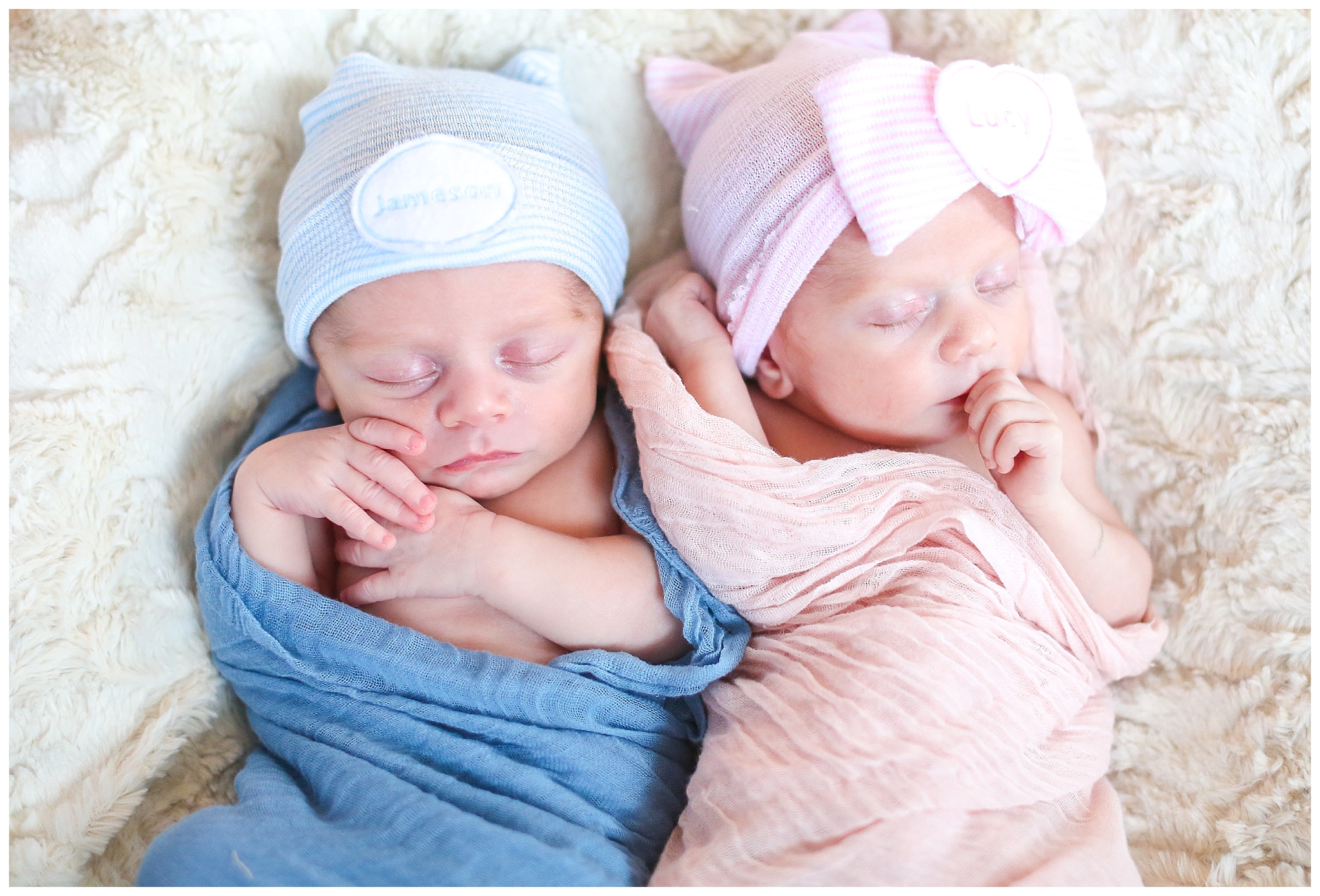Twin Newborn Session | Caroline Morris Photography
