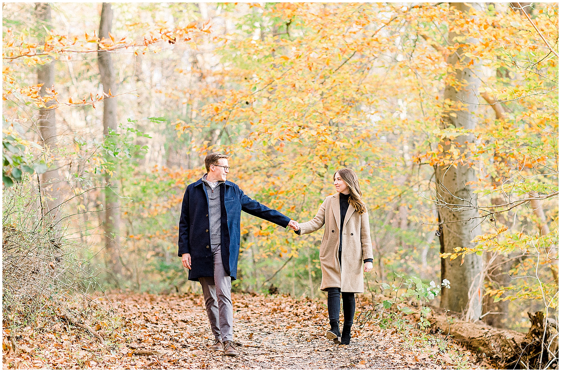 Wissahickon Park Engagement | Caroline Morris Photography