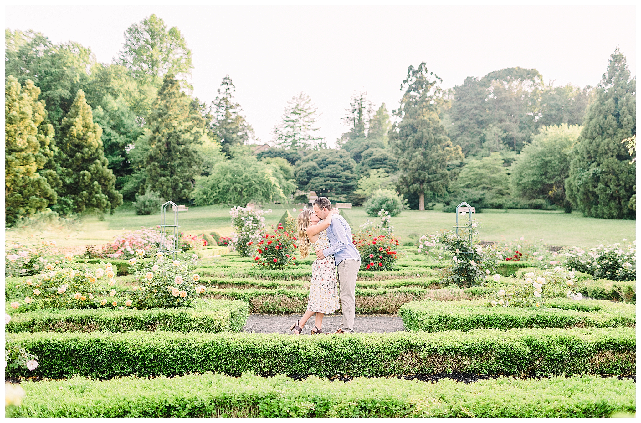 Deep Cut Gardens Engagement | Caroline Morris Photography